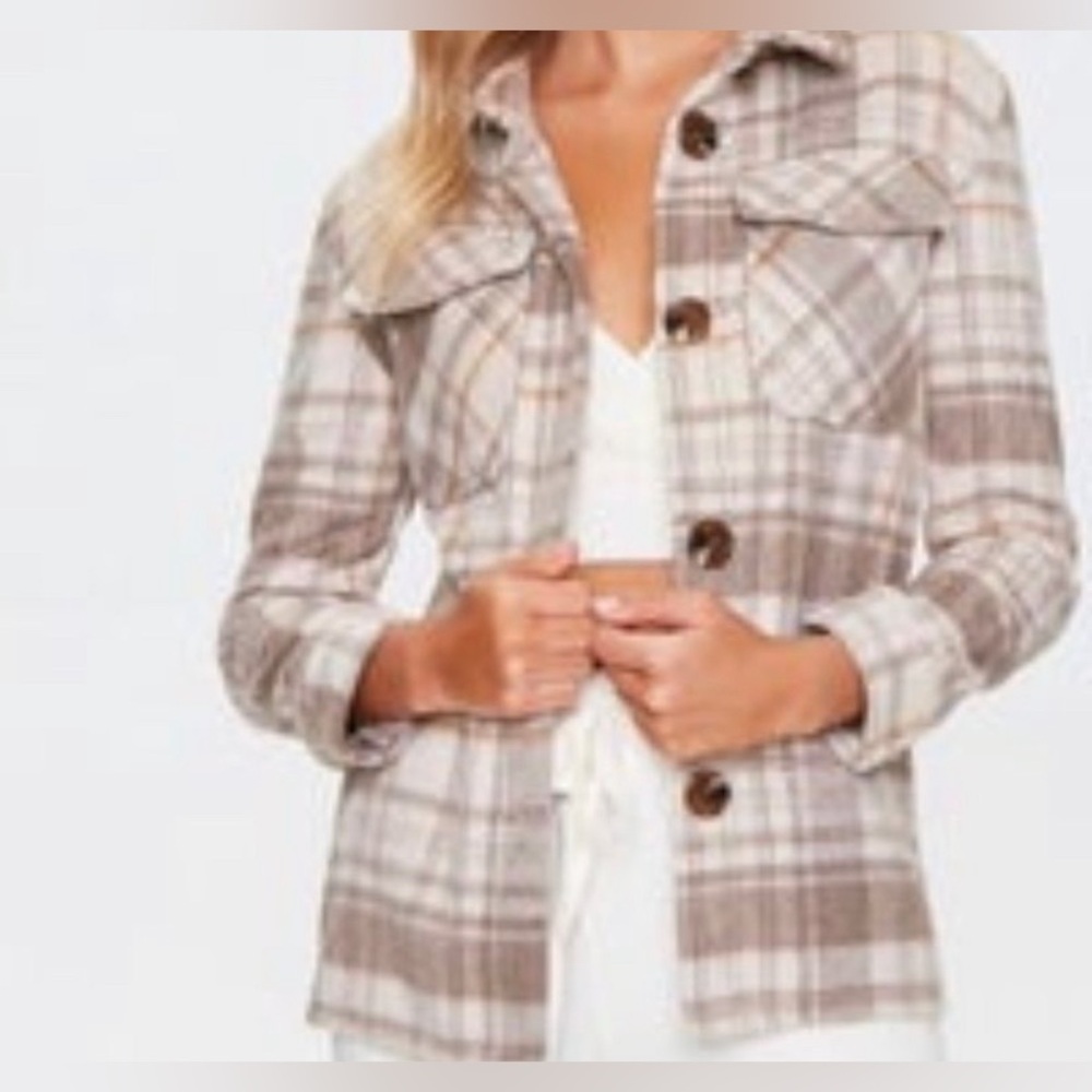 Jason Maxwell Tan Utility Jacket Relaxed Fit